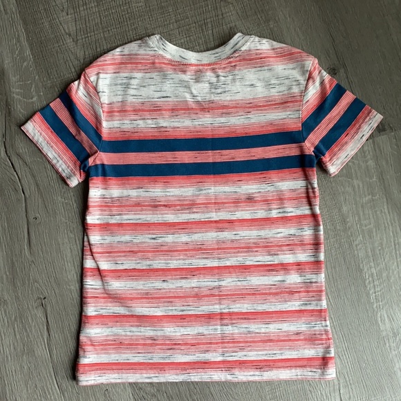 Boys Cat & Jack Striped Short Sleeve Shirt - Picture 4 of 4